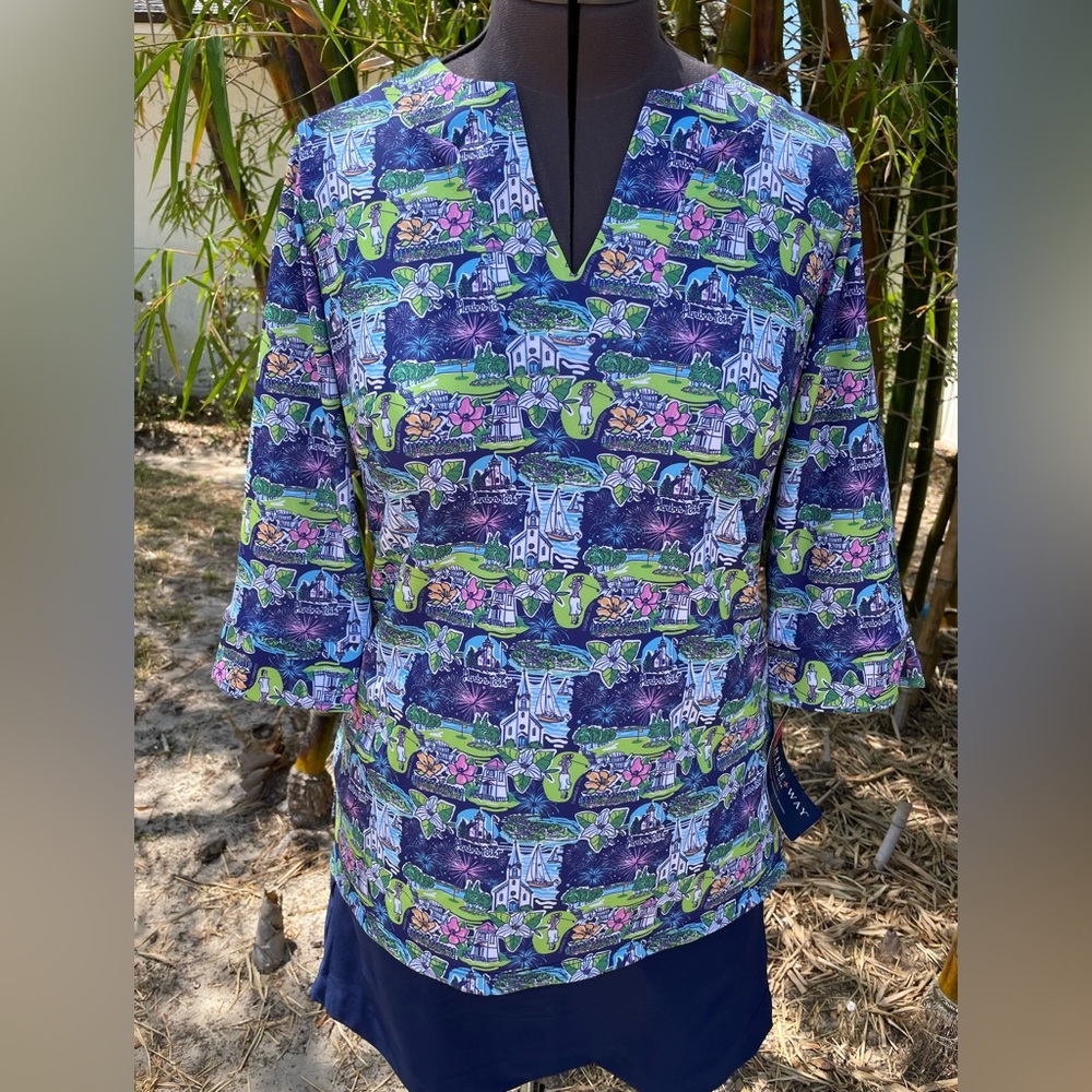 Katherine Way Boca Tunic Top